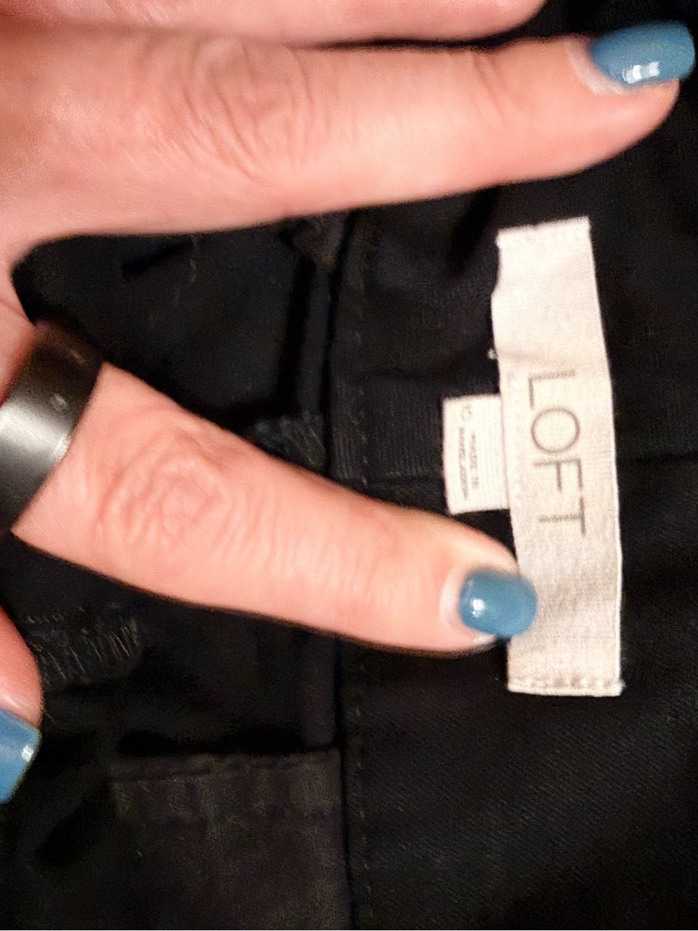 LOFT The Riviera Shorts Black Size 10 - Picture 7 of 10